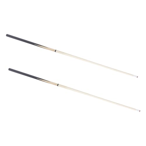 2 piezas de taco de billar largos de madera durable miniatura 1
