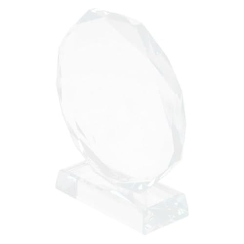 POPETPOP Crystal Trophy Award Glass Plaque for Celebrations Decorative Trophy for Competitions Sublimation Blanks for Special Events
