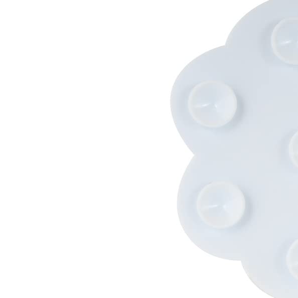 MSV Non-Slip Clouds Mats, White, Set of 4 - Image 2