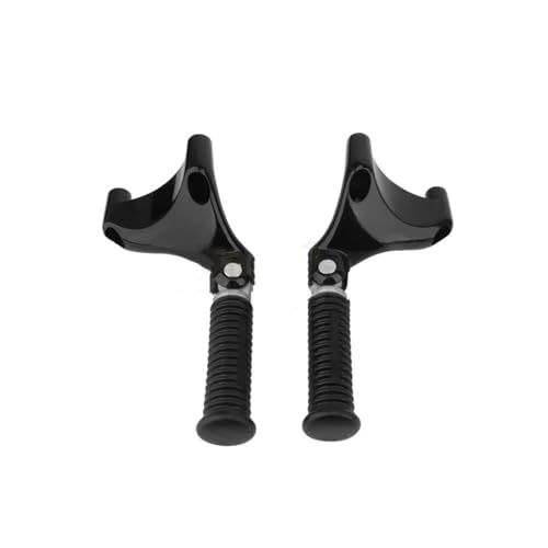 Repose-pieds de moto rigides noirs pour finitions Sportster XL 48 72 2004-2013