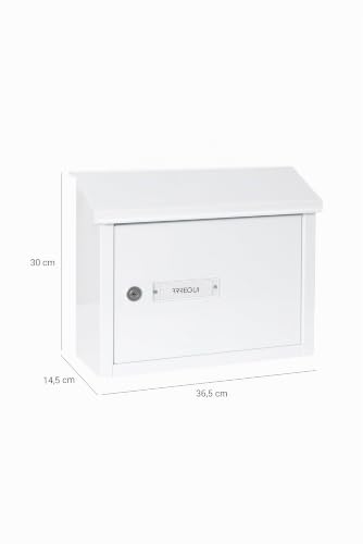 Buzón recogecartas ARREGUI contra cartas dobladas con boca Maxi de 33x4 cm 8