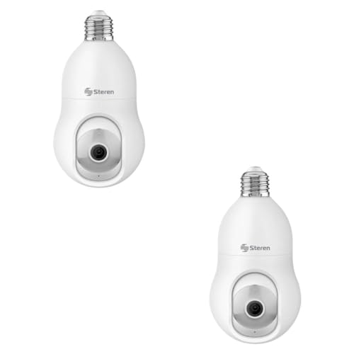 El Mejor Listado de Camaras de Vigilancia Steren - 5 favoritos. 48 STEREN 2 Cámaras de Seguridad Wi-Fi* 3 Mpx robotizadas con seguidor de Movimiento para Socket