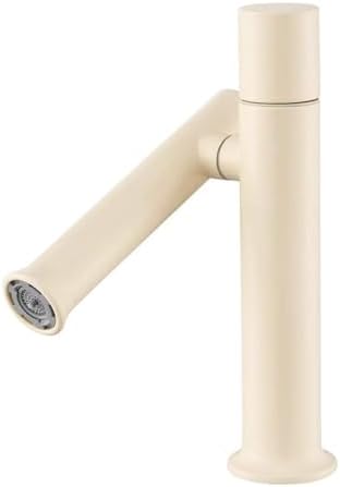 Modern White Kitchen Faucet, Single Handle, Splash-Proof Aerator, Sleek Design for Contemporary Bathrooms and Kitchens, Easy Installation, Material