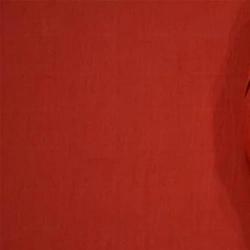 Image of Plain Mulmul Soft Cotton Fabric | Lightweight Breathable Mulmul Cloth | Super Quality Natural Cotton Fabric for Kurta, Dress, Dupatta, Lining & Craft Use (Red, 1 Meter)