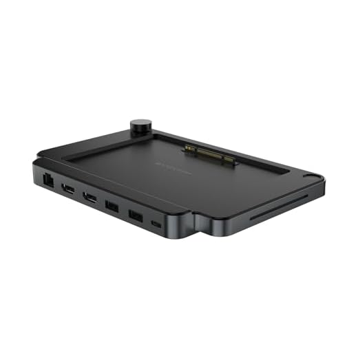 Khadas Mind Dock pour module d'extension Mind, système audio intégré, scanner d'empreintes digitales, 9 ports E/S supplémentaires, prend en charge quatre écrans 4K/60 Hz Mini ordinateur lecteur de