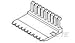 102536-5, Cover-Half, Low Profile, MT, AMPMODU.100 C/L (100 Items)