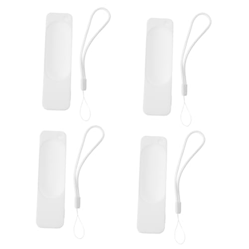 Uonlytech 4piezas Funda Protectora De Control Remoto Compatible con TV Antideslizante Lavable y Flexible para Protección Diaria contra Arañazos y Golpes