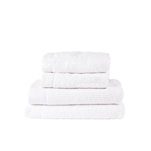 Classic Towel Set Zone Denmark blanc | Set de serviettes de bain douces
