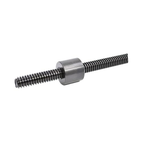 Metal Ball Screw nut 1pcs Trapezoidal Screw + Cylindrical Nut Trapezoidal Screw Screw Tr 10 12 16 20 25 28 30 32 36 T Type Screw(T22X5X1m)