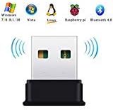 Bluetooth USB Adapter, Bluetooth 4.0 USB Dongle, Low Energy for PC, Wireless Bluetooth Dongle for PC Laptop Desktop Computer, Compatible with Windows 10, 8.1, 8, 7, Vista, XP, Linux and Raspberry PI