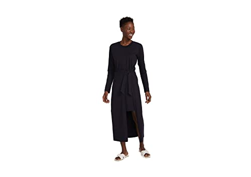 Vestido Em Moletom Midi Manga Longa