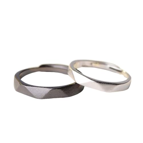 Bague fiancaille femme argent personnalisé le cadeau idéal avec gravure losange unique