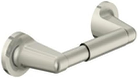 PROFLO PF01PH Gerald Wall Mounted Spring Bar Toilet Paper Holder - Brushed Nickel