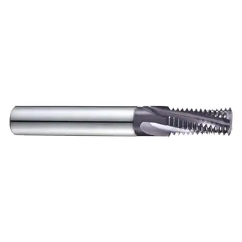 YG-1 TF020 Solid Carbide Thread Mill for Taper Pipe Threads, ANSI B 1.20.1(NPT)/ANSI B1.20.3(NPTF), TiAlN Finish, 1/16