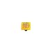 Reactive Clear Sunflower Yellow Knob (Set of 10) (Aluminum)