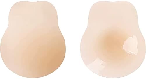 Promking Breast Pasties Lift - Invisible Silicone Breast Lifting Petals Adhesive Bra Reusable Nipple Covers for Women (Fresh)