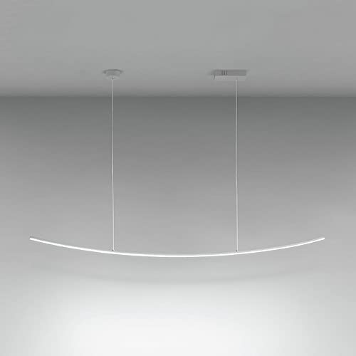 Lumière LED dimmable suspension moderne pour supprimer les reflets sur la table