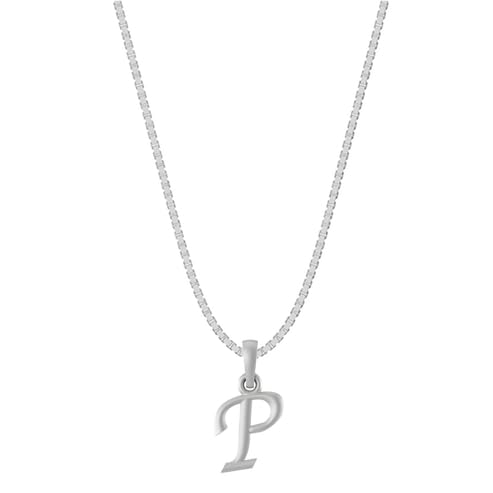 Pendentif lettre argent sterling 92,5 % Mtrolls AMZ 644 d'une finition pure