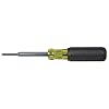 Klein Tools 32559 Multi-bit Screwdriver / Nut Driver, Extended Reach 6-in-1 Tool with Nut Driver, Phillips and Slotted Bits