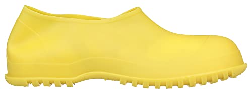 WORKBRUTES 35113.LG Hi-Top Overshoe Cleated Outsole PVC Boot, Large, Yellow