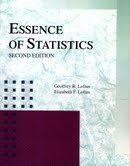 Essence of Statistics (Alfred A. Knopf Series in Psychology) 0394359607 Book Cover