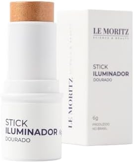 Le Moritz Stick Iluminador Dourado em Bastão com Manteiga de Kari...