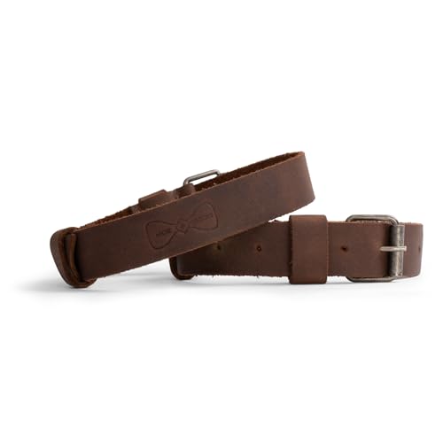Image of Hide & Groom, Set of 2 Sleeve Garters for Men, Adjustable Straps for Arm Shirt, Anti-Slip Armbands, Full Grain Leather