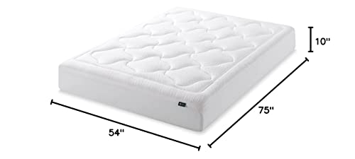 Zinus 10 Inch Cloud Memory Foam Mattress / Pressure Relieving / Bed-In-A-Box / Certipur-Us Certified, Full #TOP1