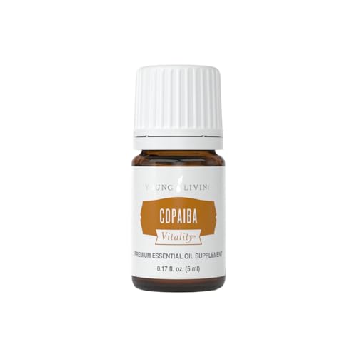 Young Living Copaiba Essential Oil | 5 ml | Warm Woodsy Aroma for Diffusers Massage & Aromatherapy | Botanical Oil from Copaifera Resin | Smooth Grounding Scent | Seed to Seal Quality