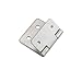 304 Stainless Steel Asymmetric Folding Hinge Industrial Cabinet Door Equipment Box 1Pcs(65.5x46mm)