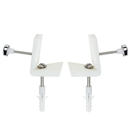 Angled Floor Bathroom WC Toilet Pan/Bidet Side Fixing Bathroom Fitting Kit Screws Brackets