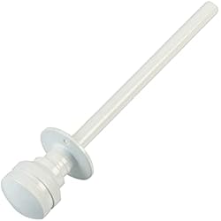Pasadores Para Persianas Amig - Pasador de Bloqueo para Ventanas Correderas de Madera o Aluminio Mod.40 | Válido para Asegurar Persianas | Cierre de Seguridad de Zamak Acabado en Blanco | Medidas: Ø 30 x 152 mm