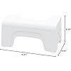 Squatty Potty Fold N Stow Compact Foldable Toilet Stool, White, 8, 1 lb