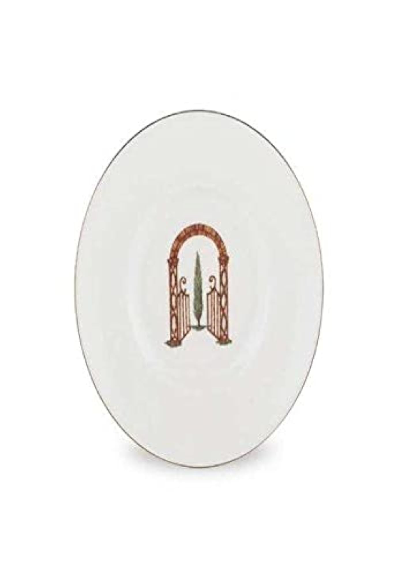 Cipresso Bone China Gold Banded Dessert Plate