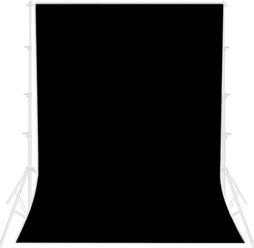 Fotowand Hintergrund,2x3m Fotohintergrund Schwarz Klein,Schwarz Hintergrund Fotografie,Foto Hintergrund schwarz,Fotografie Hintergrund für...