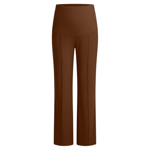 Pantalon de maternité de yoga sport élastique fluide avec poches