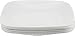 Corelle Vitrelle 6-Piece Salad Plates Set, Triple Layer Glass and Chip Resistant, Lightweight Square 9-Inch Plates, White