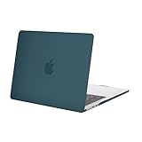 MOSISO Compatible with MacBook Air 13.6 inch Case 2024 2023 2022 Release M3 A3113 M2 A2681 Chip with Liquid Retina Display & Touch ID, Protective Plastic Hard Shell Case Cover, Teal Green