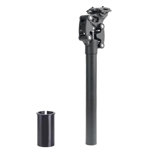 Tija de sillín de aleación de aluminio para bicicletas de montaña con absorción de golpes, tubo de sillín de suspensión para montar