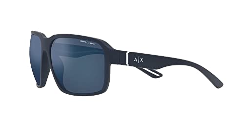 Image of Armani Exchange mens Ax4131su Universal Fit Square Sunglasses