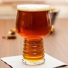 KINJU GARMENTS Beer IPA Glass, Set of 2, European-Made Lead-Free Crystal, Modern Beer Glasses, Dishwasher Safe, Professional Quality Beer Pint Glass Gift Set, 19.1 oz