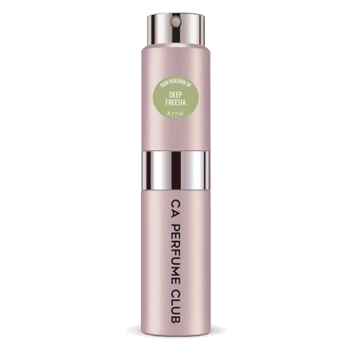 CA Perfume Impression of Deep Freesia for Women Floral Scent Long Lasting Perfumes for Women Eau De Parfum Travel Size Refillable Atomizer Spray 0.27 Fl Oz 8ml