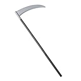 Grim Reaper Sickle, Grim Reaper's Scythe; Boys Costume Accessory, Halloween, Kids or Adult Halloween Costume Accessory, for Grim Reaper Costume Black