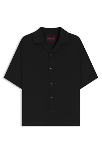 Chemise oversize homme HUGO Espino veste twill laine mélangée