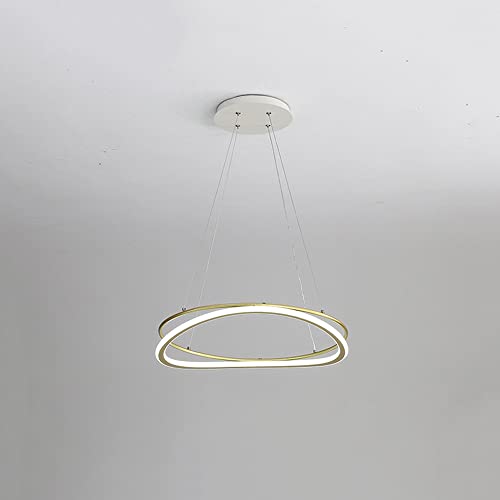 Contemporáneo Patchwork de oro Doble capa Luces LED Candelabro Personalidad Formas geométricas irregulares Colgante Luces colgantes Productos de iluminación regulables nórdicos 3000K / 4000K / 6000K p Cover