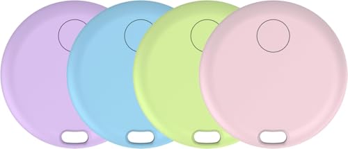 Lot de 4 étiquettes de suivi intelligent et traqueur de bagages pour Apple Find My