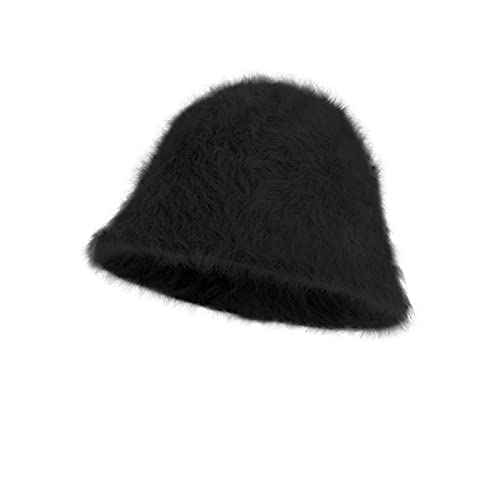 NC Mulheres Meninas Moda Chapéu Balde Senhoras Inverno Quente Chapéu de Pescador Chapéu Ajustável à