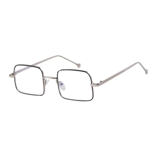 Lunettes de soleil carrées MUTYNE rétro rectangle transparent pour festival d'été