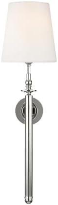 Feiss Generation Lighting-Capri from TOB Thomas O'Brien-One Light Wall Sconce-8 Inch Wide by 28.25 Inch Tall-Polished Nickel F