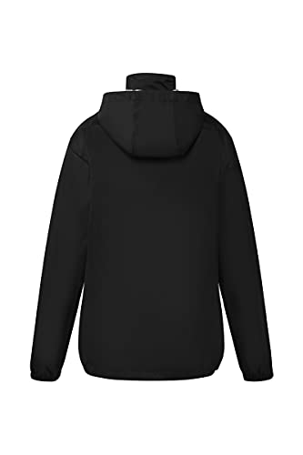 Dnrzy F.i.t Black Sauna Sweat Jacket Weight Loss For Men And Women, Long Sleeve Loose-Fitting Fitness Gym Exercise Workout Clothes Hooded Jacket Only (No Pants, 2Xl) #TOP1